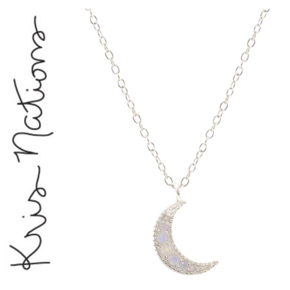 Kris Nations Jewelry - 🆕 Opalescent Moon Necklace Kris Nations